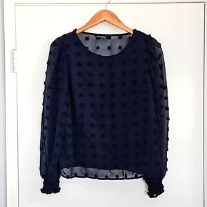 Top - Sheer with pompom